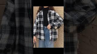 check shirt  how to style check shirt #outfitideas #aesthetic #shorts #fashion#blackpink #bts