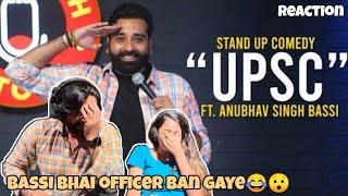 UPSC - Stand Up Comedy Ft. Anubhav Singh Bassi  RISHI MUNI  Reaction  My Most Favourite Comedian