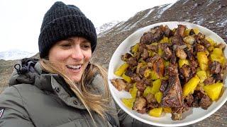 KYRGYZSTAN FOOD Tour  Asias Nomadic Food HEAVEN Beshbarmak in SOVIET Ghost Town