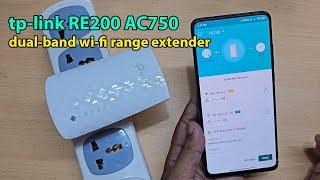 tp-link re200 ac750 wifi range extender setup