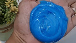 Cara membuat slime biru mudah tanpa Aktivator  diyslime takan gagal