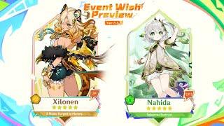 NEW UPDATE FREE CHARACTER AND POTENTIAL NAHIDA RERUN IN 5.1 - Genshin Impact