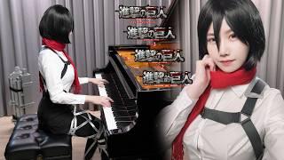 ATTACK ON TITAN THE BEST SONGS PIANO MEDLEY 2013 - 2023 2500000 Subscribers Special Rus Piano