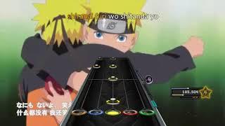 clone hero naruto opening - kana boon - silhouette