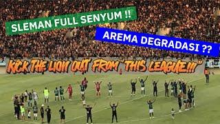 SLEMAN FULL SENYUM AREMA DEGRADASI?? MOMEN AKHIR PSS 4-1 AREMA