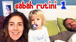 Karlı Cumartesi Sabah Rutinimizi Çektik - Bölüm 1  Bizim Aile Eğlenceli Çocuk Videoları