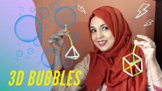 How to Make the Amazing Square and Triangle Bubble Fun DIY and activity for children