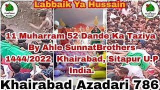 LIVE 11 Muharram 52 Dande Ka Taziya  By Ahle SunnatBrothers14442024  Khairabad Sitapur U.P India