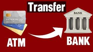 How to transfer money from atm to other account