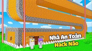 TÔ GÀ THỬ THÁCH 24H XÂY NHÀ AN TOÀN SIÊU HACK NÃO TRONG MINECRAFT*100% BẠN KHÔNG THỂ XÂY CĂN NHÀ NÀY