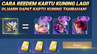 DIJAMIN BERHASIL  CARA REEDEM 3 KARTU KUNING GRATIS BUAT AMBIL 3 SKIN EPIC LIMITED DARI MOONTON