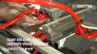 How to operate our doy pack pouch making machine?