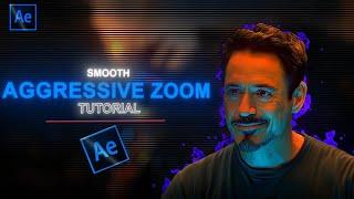 Smooth Aggressive Zooms for your Edits  After Effects Tutorial  Beginners Guide