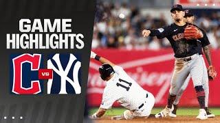 Guardians vs. Yankees Game Highlights 82024  MLB Highlights