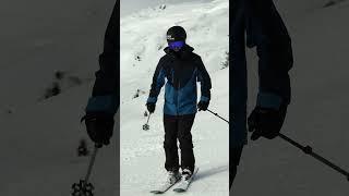 How to Sideslip Tail Butter on Skis  #shorts