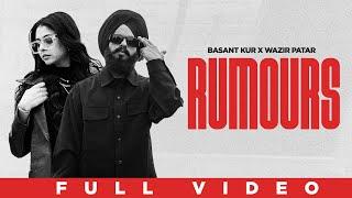 Rumours - Official Video  Basant Kur  Wazir Patar  More Than Before EP  New Punjabi Song 2024