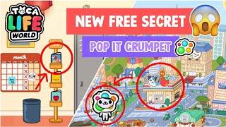 New Free Secret Pop It Crumpet in tocalifeworld  skit  Toca Boca