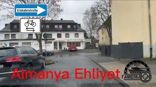 Tek YönDavranış ve Kurallar Einbahnstraße Almanya Ehliyet Deutschland Führerschein 2.Kısım