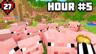 I Made a PIG PARADISE for Technoblade in Minecraft Hardcore