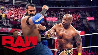 Cedric Alexander & Shelton Benjamin vs. Indus Sher Raw highlights June 19 2023