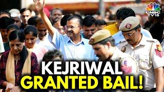 BREAKING NEWS  Delhi Court Grants Bail To CM Arvind Kejriwal  AAP  Liquor Policy Scam  ED  N18V