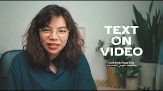 Text on Video  4 เทคนิคใส่ข้อความในคลิป