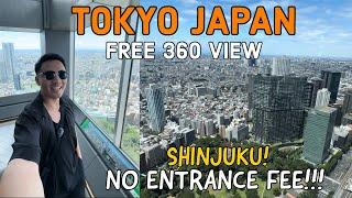 Tokyo Japans FREE 360 VIEW in SHINJUKU - 100% No Entrance Fee