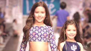 Lété Moda Praia desfile Verão 2018 no Fashion Weekend Kids edição Pets