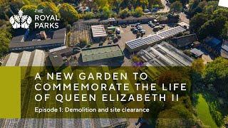 A new garden in The Regents Park London  Demolition and site clearance  The Royal Parks