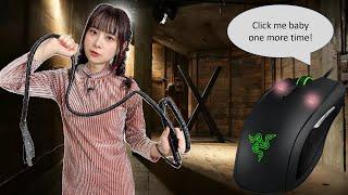 Eng Sub Dominatrix Kaorin punishing a computer mouse - Gushing over Magical Girls