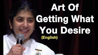 Art Of Getting What You Desire Part 4 BK Shivani at Sydney English