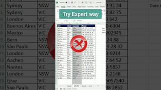 99% people dont do this way  Try this trick in Excel #shorts #excel