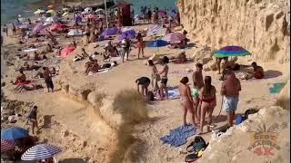 cala comte beach ibiza spain#ibiza2023