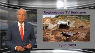 Regionieuws TV Suriname - Wapengeweld in Godo Olo -Kort geding Asawina  - Minitentoonstelling Leiden