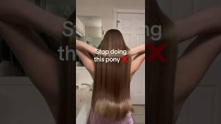 No more boring ponies  #hairstyle #hairtok #haircareroutine #myhair #ponytail