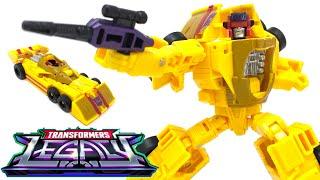 Transformers LEGACY Deluxe Class DRAGSTRIP Review 15 MENASOR Combiner