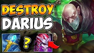 How to beat Darius with one simple decision on Singed... He Cant Play Against it