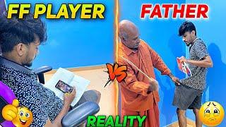 FATHER VS FREE FIRE PLAYER