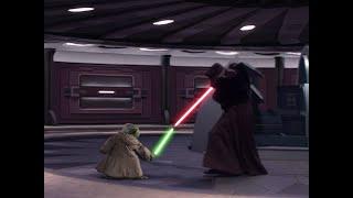 Star Wars Episode III - Revenge of the Sith - Yoda VS Palpatine Darth Sidious - 4K ULTRA HD.