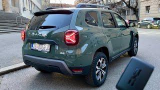 New DACIA DUSTER 2023 - evening POV test drive Journey dCi 115 HP