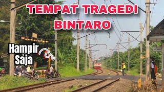 NONTON KERETA API KRL DI BINTARO