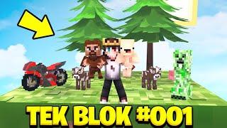 SAKAR VE FAKİR TEK BLOK   Minecraft