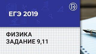 ЕГЭ 2019 по физике задания 9 и 11 разбор демоверсии по теме «МКТ и термодинамика»