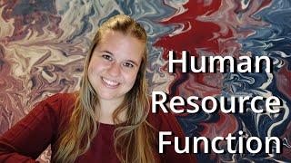 Human Resource Function  Grade 12  Business Studies