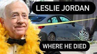 Leslie Jordan Where He Died  Accident Location and Memorial