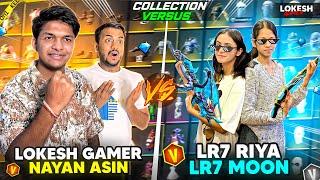 My Girlfriend & Sister Challenge Me For Collection Versus  Winner Gets 1Lakhs Diamonds Free Fire