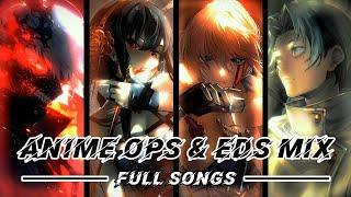 ANIME OPENINGS & ENDINGS MIX  FULL SONGS 1 HOUR ️