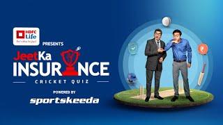 HDFC LIFE Presents Jeet Ka Insurance  Cricket Quiz @hdfclife