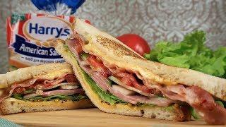 ВНИМАНИЕ Как приготовить классический американский сэндвич  Простой рецепт