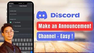 How to Make Announcement Channel in Discord Mobile 